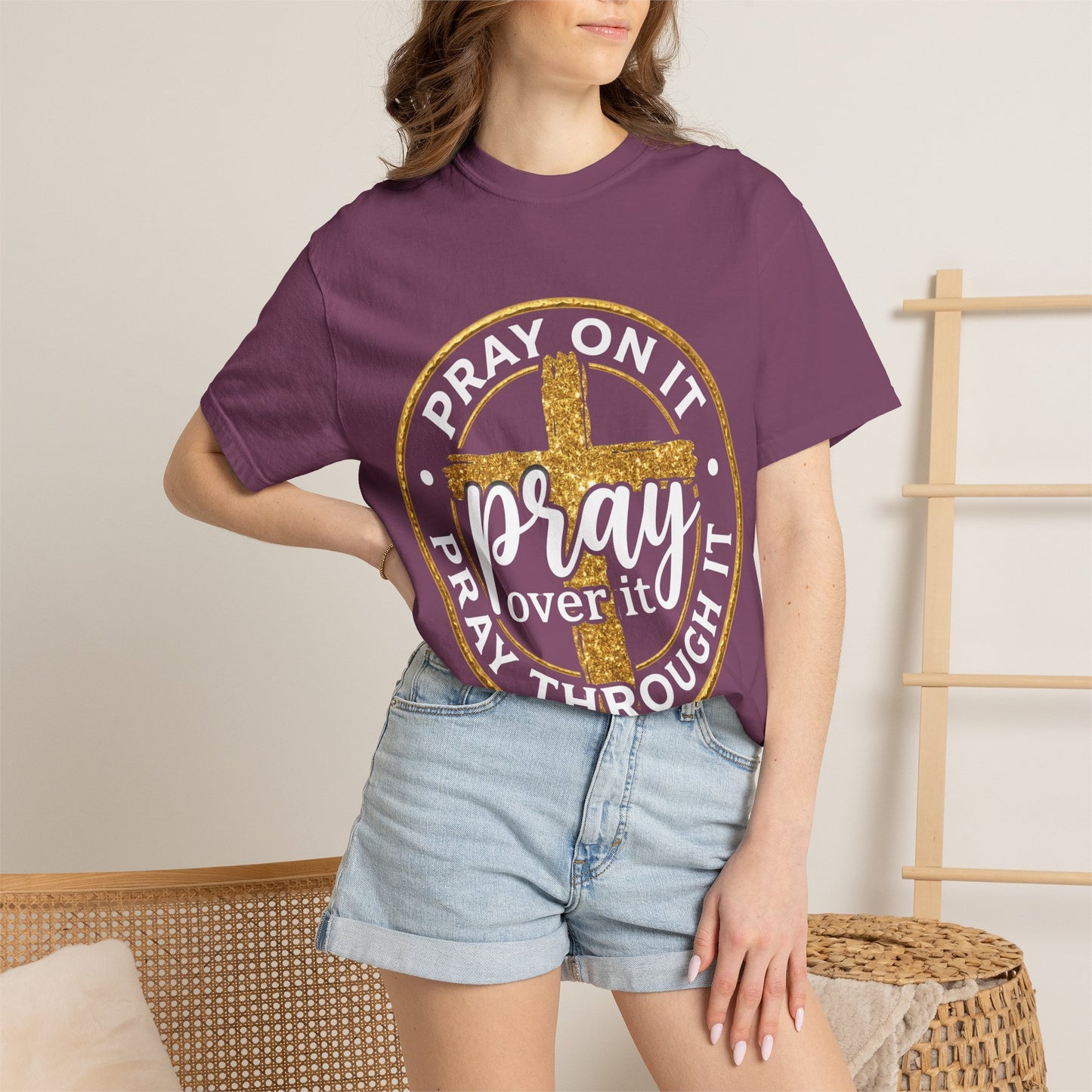 Pray On It Pray Through It Graphic T-Shirt