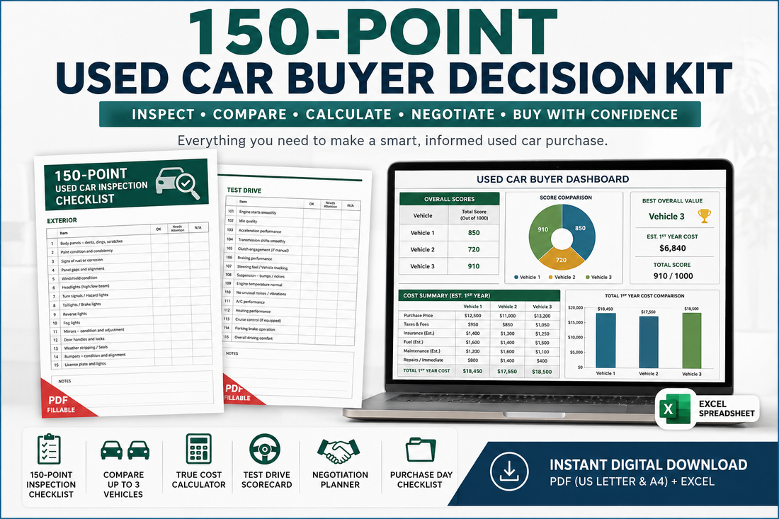 Used Car Inspection Checklist: How to Buy a Used Car With Confidence