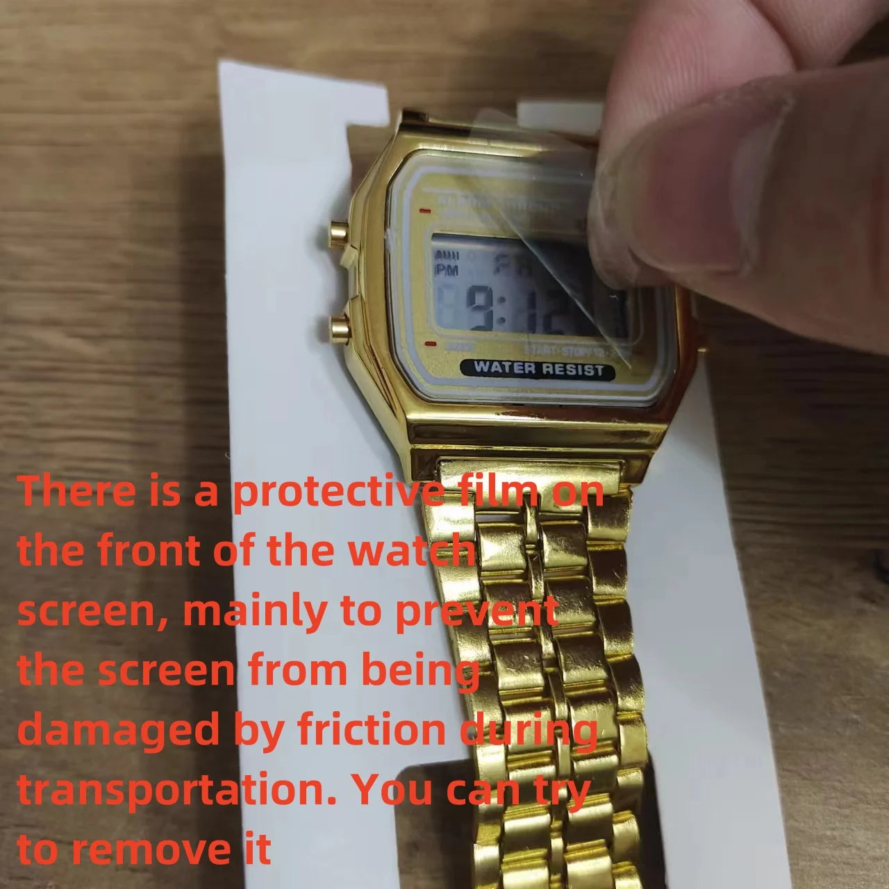 Unisex Digital Steel Sport Watch